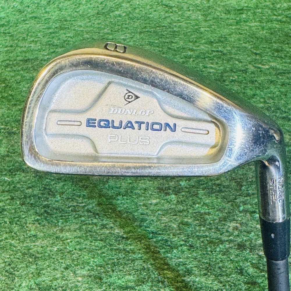 Dunlop Equation Plus 8 Iron Mens RH Graphite Shaft 37 In Silver Golf Club